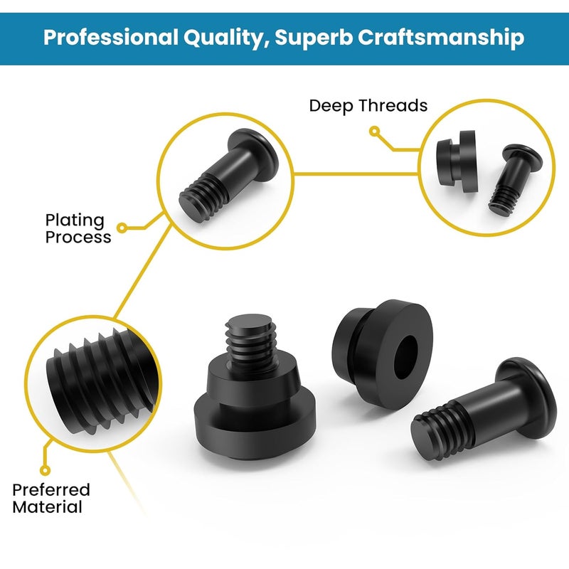 UBANU 12pcs Hard Disk Drive Mounting Screws with Shock Absorption Rubber Washer Accessories Kit for 3.5 inches SSD HDD - Image 4